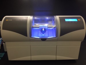 CEREC dental crown machine is used to make caps for teeth for patients near Carlsbad, Encinitas, and San Marcos CA.