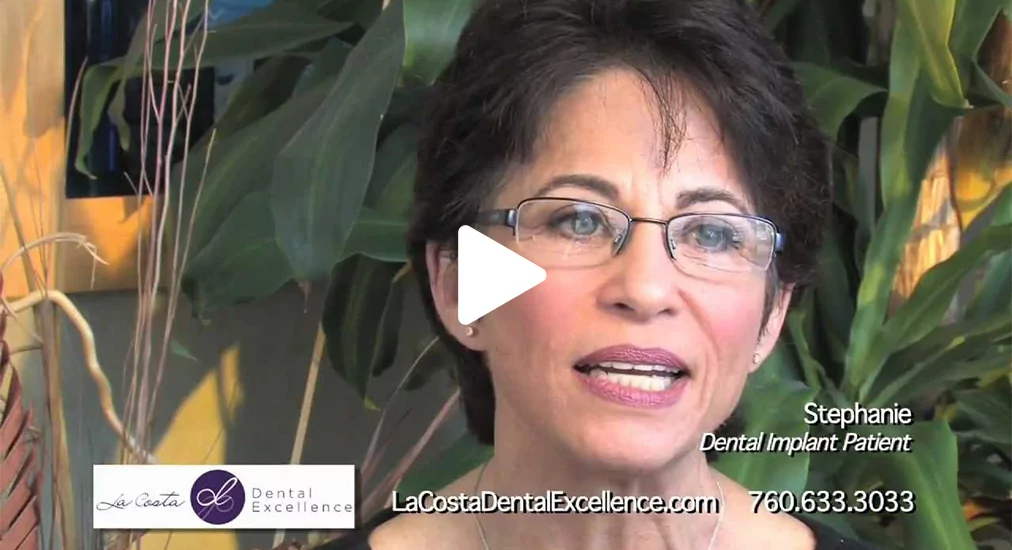 Stephanie's Testimonial - dental implants from our San Marcos-area dentistry